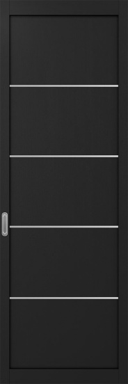 101АПП.11111 молдинг алюм.хром ЭКО-шпон Антрацит