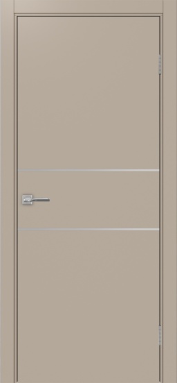 Неаполь_203 молдинг алюм.хром ЭКО-шпон Мокко