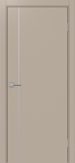 Неаполь_204 молдинг алюм.хром ЭКО-шпон Мокко