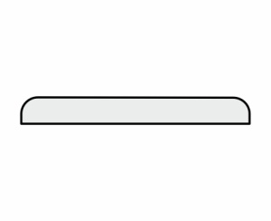 Перекладина наличника 70*6*2070мм. ЭКО-шпон Антрацит