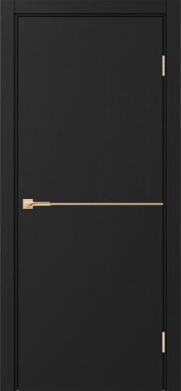 Неаполь_202 молдинг алюм.золото ЭКО-шпон Антрацит