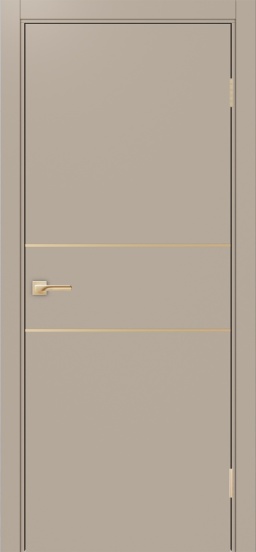 Неаполь_203 молдинг алюм.золото ЭКО-шпон Мокко