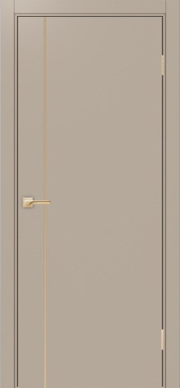 Неаполь_204 молдинг алюм.золото ЭКО-шпон Мокко