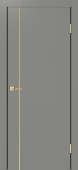 Неаполь_204 молдинг алюм.золото ЭКО-шпон Серый