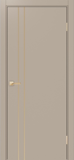 Неаполь_205 молдинг алюм.золото ЭКО-шпон Мокко