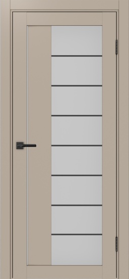 Турин_524АСС.22 молдинг алюм.чёрн. ЭКО-шпон Мокко