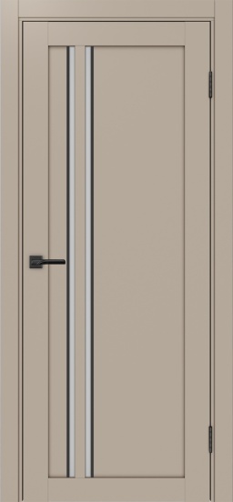 Турин_525АПС.121 молдинг алюм.чёрн. ЭКО-шпон Мокко