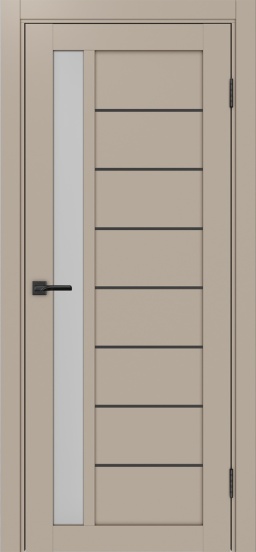 Турин_554АПП.21 молдинг алюм.чёрн. ЭКО-шпон Мокко