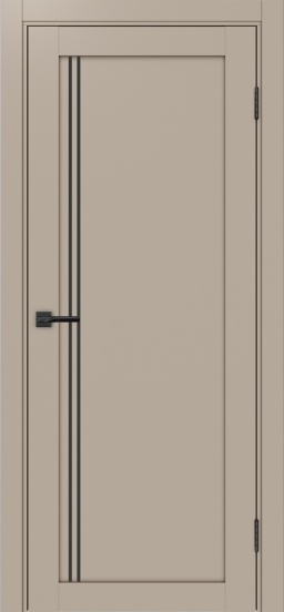 Турин_566АПП.111 молдинг алюм.чёрн. ЭКО-шпон Мокко