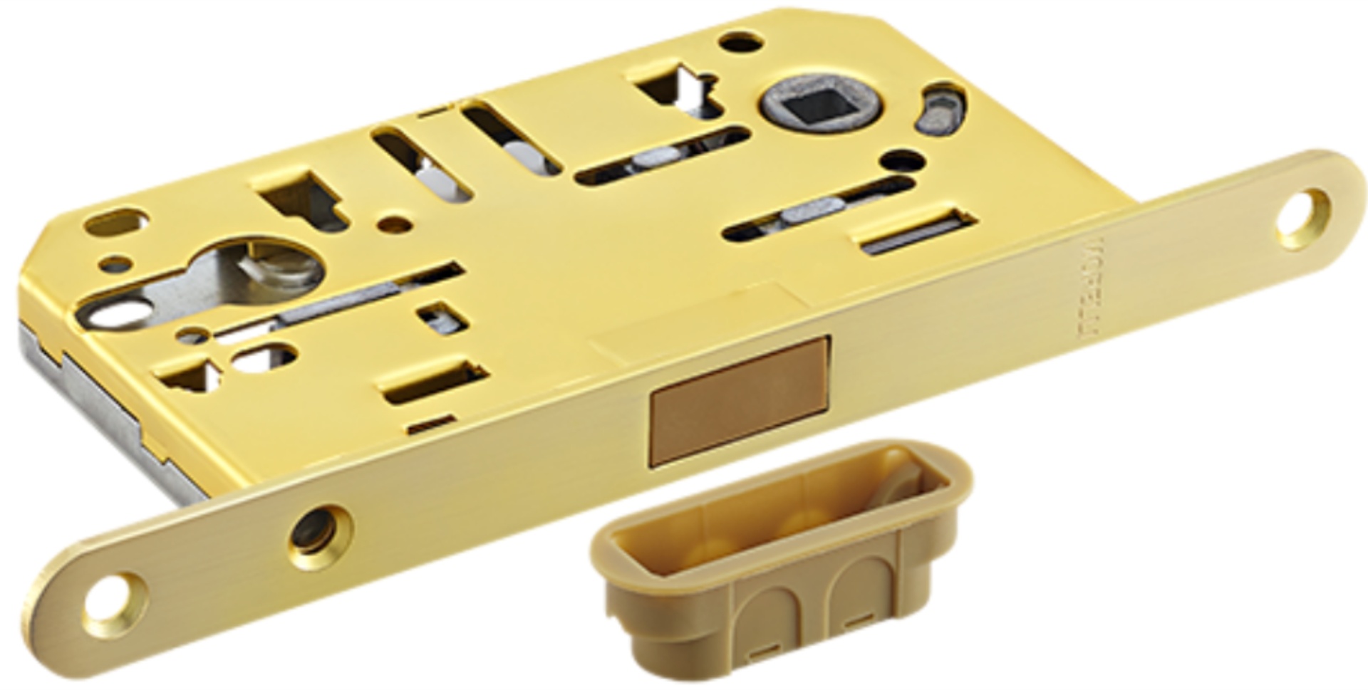 Замок магнитный Morelli M1885 под цилиндр MSG суперматовое золото