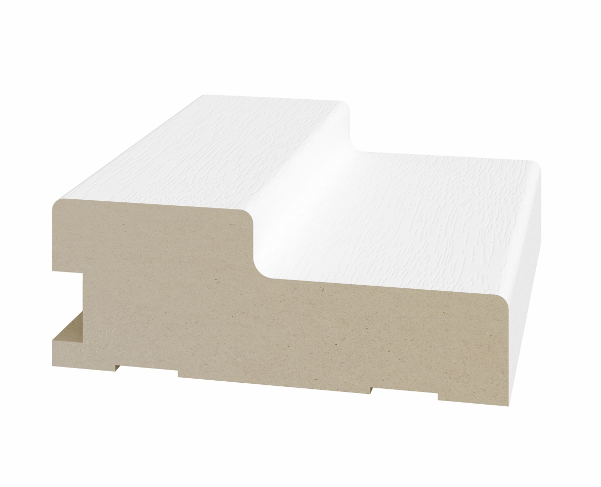 Стойка коробки 70*26*2070мм. ЭКО-шпон Белый снежный