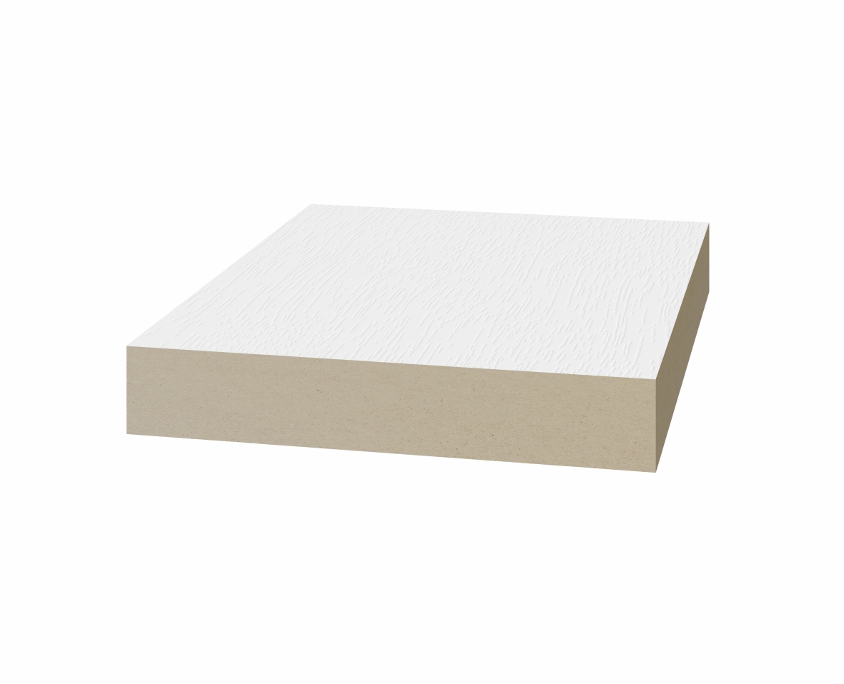 Панель доборная 60*10*2070мм. ЭКО-шпон Белый снежный