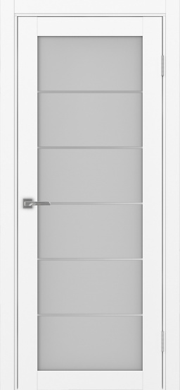 Турин_501АСС.2 молдинг алюм.хром ЭКО-шпон Белый снежный